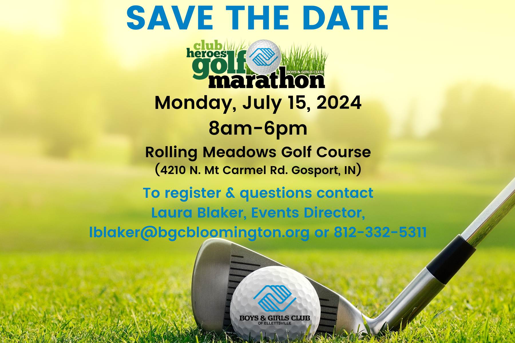 2024 Golf Marathon Save the Date