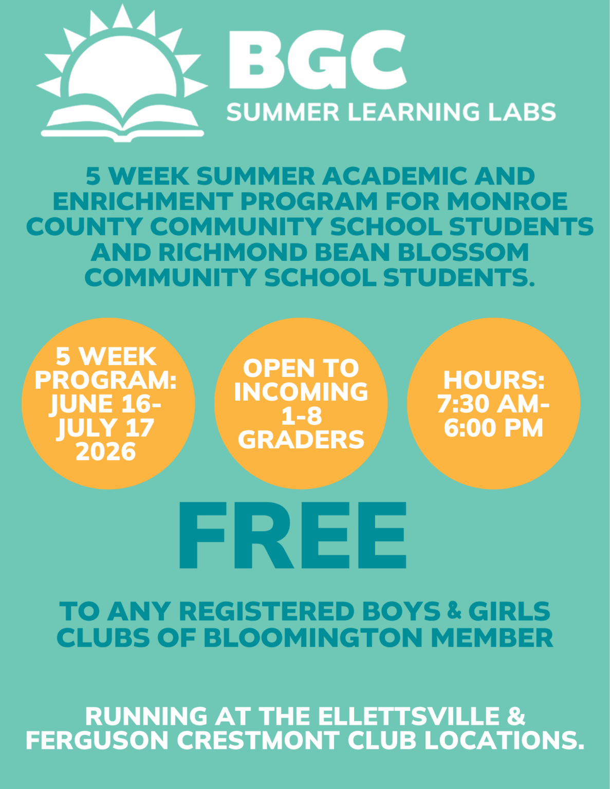 Summer Learning Labs – Boys & Girls Clubs of Bloomington